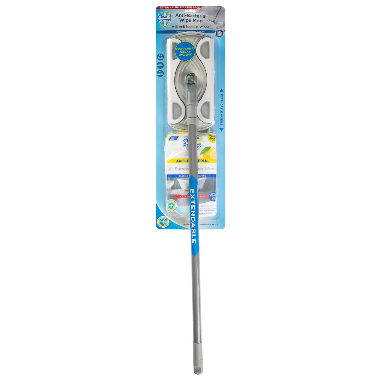 Anti Bacterial Wipe Mop With Wipes 1 Anti Bacterial Wipe Mop With Wipes